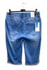 Picture of PLUS SIZE RHINESTONES PULL UP BERMUDA SHORTS